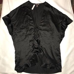 NWT Victoria Secret Black Robe Cover Up Wrap